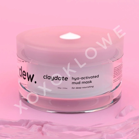 Dew of the Gods Claydate Hya-Activated Pink Clay Mask NIB - Picture 6 of 12